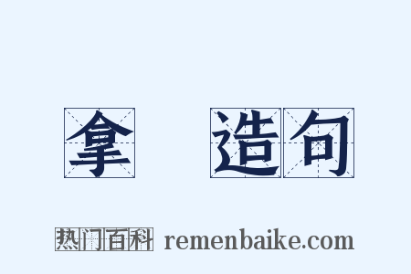 拿來造句是什么意思的图片